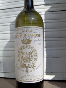 Souvenir bottle: signed 1918