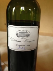 Margaux 2012 sample